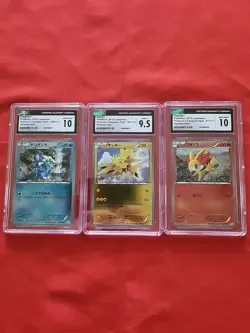 GEM MINT Graded Pokemon Cards (3): Frogadier 034 / Zapdos 041 / Fennekin 017/131 - Image 3
