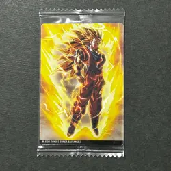 S6340 Son Goku SS3 Japanese Dragon Ball Itajaga Vol.7 Card Sealed A22 - Image 1