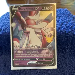 Pokemon Dark Sylveon V SWSH134 Promo Holo Card Sword & Shield 180 HP - Image 1