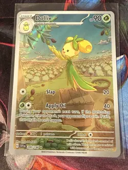 Pokemon Dolliv TCG Holo Card Scarlet & Violet Base Set 200/198 - Image 1