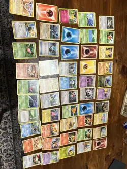 vintage pokemon cards estate lot 50 Cards - Image 1