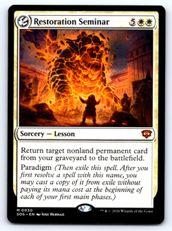 Restoration Seminar - Secrets of Strixhaven - MTG - Image 1