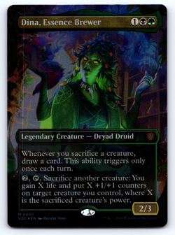 Dina, Essence Brewer FOIL Borderless - Secrets of Strixhaven Commander - MTG - Image 1