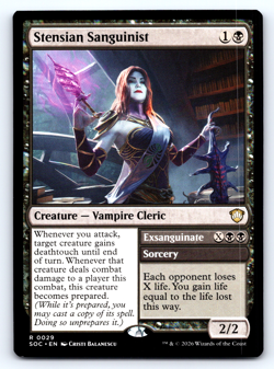 Stensian Sanguinist - Secrets of Strixhaven Commander - MTG - Image 1