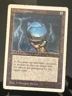Magic the Gathering MTG Unlimited Icy Manipulator MP+ (Beta Bob) - Image 1