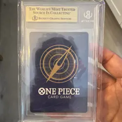 One Piece Monkey.D.Luffy Treasure Rare OP07-109 Two Legend Foil BGS 9.5 Gem Mint - Image 2