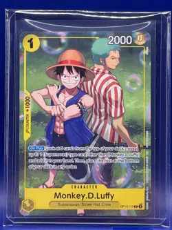 Monkey.D.Luffy OP10-111 R Parallel Alt Art Set Sail Event Promo One Piece TCG NM - Image 3