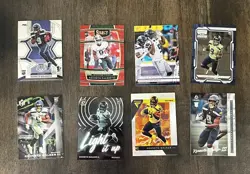 Kenneth Walker III Rookie & Others 8 Card Lot Optic Mosaic Donruss SB MVP - Image 1