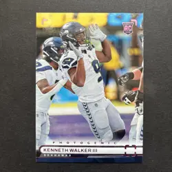 Kenneth Walker III Rookie & Others 8 Card Lot Optic Mosaic Donruss SB MVP - Image 2