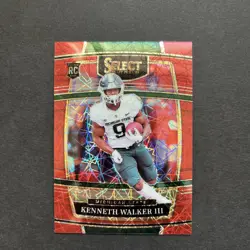 Kenneth Walker III Rookie & Others 8 Card Lot Optic Mosaic Donruss SB MVP - Image 4