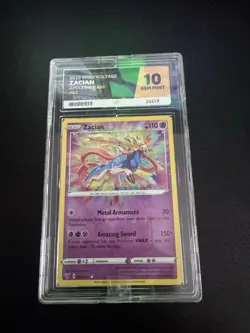 Pokemon Ace 10 Amazing Rare Zacian VIVID VOLTAGE - Image 1