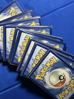 Custom Pokemon Penny Sleeve Pack 7 Cards 1 Japanese 1 Guaranteed Holo Rare - Image 1
