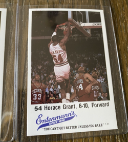 1988 Entenmann's Chicago Bulls Near Complete Team Set No Jordan Card NM+ - Image 3