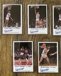 1988 Entenmann's Chicago Bulls Near Complete Team Set No Jordan Card NM+ - Image 5