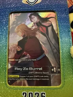 Gundam TCG - Rey Za Burrel GD04-093 R+ - Phantom Aria - Image 1