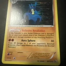 Lucario - 80/113 - Holo Rare - Legendary Treasures - Pokemon Card - LP - Image 3