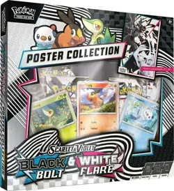 Pokemon TCG: Black Bolt & White Flare- Unova Poster Collection Box x3 Bundle - Image 1