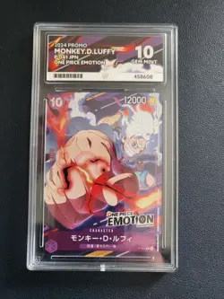 Monkey D. Luffy P-041 One Piece Gear 5 Luffy Emotion Promo Japanese Ace 10 - Image 1