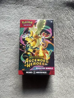 Pokemon TCG Ascended Heroes Booster Bundle 6 Packs Factory Sealed New - Image 1