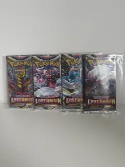 Lost Origin Booster Pack x4, Art Set New Sealed Pokemon TCG - Image 1