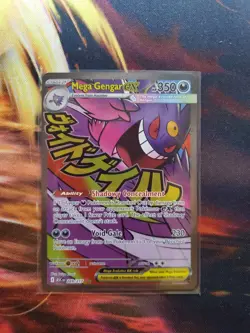 Mega Gengar EX 269/217 Full Art Holo Pokemon TCG Card 350 HP 230 Attack Ghost - Image 1