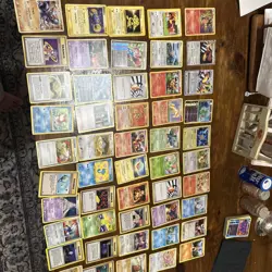 vintage pokemon cards estate lot 50 Cards - Image 1