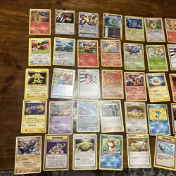 vintage pokemon cards estate lot 50 Cards - Image 2