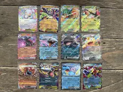 Pokemon EX Card Lot (12 Cards) – Mega EX, Japanese Cards, Bundle – No Duplicates - Image 1