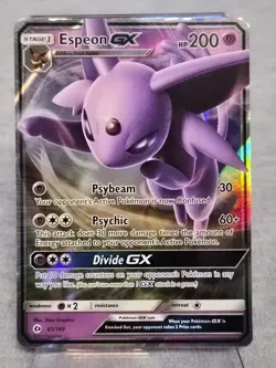 Espeon GX 61/149 Pokemon TCG Sun & Moon Ultra Rare Pokemon Card - Image 1