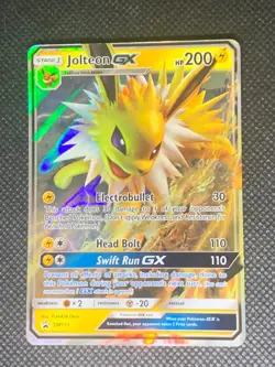 Jolteon GX SM173 - Sun & Moon Promo Pokemon Card - NM - Image 1