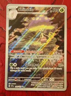 Shiinotic 194/191 IR NM 2024 Pokemon SV Surging Sparks Illustration Rare Card - Image 1