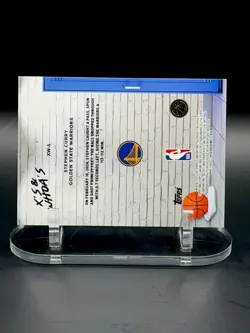 Stephen Curry 2025-26 Topps Chrome - X's and Whoa's! #XW-5 Aqua Refractor /199 - Image 2