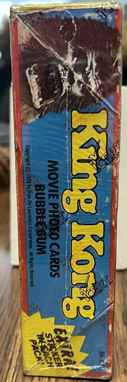 1976 Topps King Kong The Movie Photo Cards 36 Unopened Wax Packs Box - Image 4