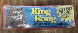 1976 Topps King Kong The Movie Photo Cards 36 Unopened Wax Packs Box - Image 5