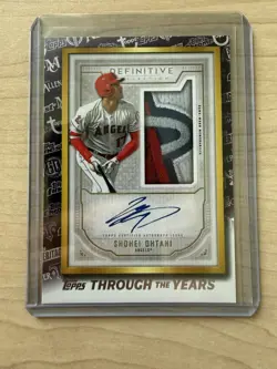 2021 Topps - Topps Through the Years Facsimile Reprints Shohei Ohtani #TTY-17 - Image 1