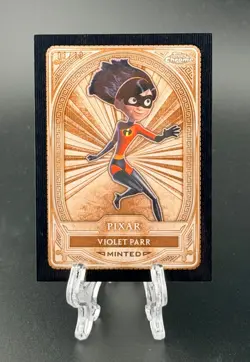 2025 Topps Mint Disney Violet Parr The Incredibles Black SSP /10 #38 - Image 1