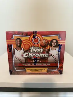 2025 Topps Chrome McDonald’s All American Basketball Hobby Box Ships Today! - Image 1