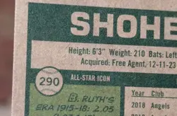 2026 Topps Heritage #290 Shohei Ohtani All Star Icon Variation Dodgers SP - Image 4