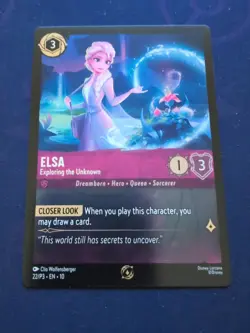 Elsa - Exploring the Unknown 22 Disney Lorcana Promo Cards Cold Foil - Image 1