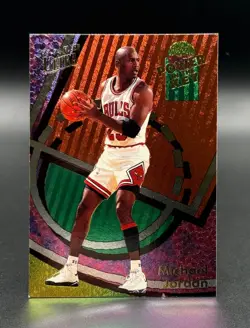 1993-94 Fleer Ultra Power in the Key #2 MICHAEL JORDAN EX/EXMT - Image 1