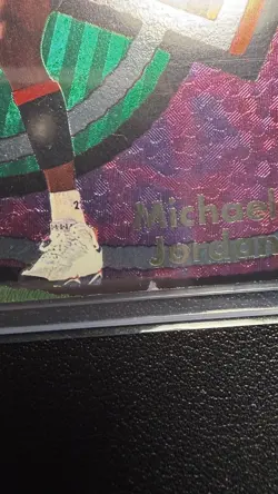 1993-94 Fleer Ultra Power in the Key #2 MICHAEL JORDAN EX/EXMT - Image 3