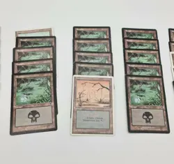 Magic Karten Satz Standard Lander Sumpf Swamp 25 Karten verschiedene Editionen - Image 3