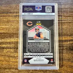 2024 Panini Mosaic Caleb Williams Green Mosaic Prizm #301 Bears RC PSA 9 MINT - Image 2