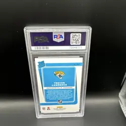 2021 Panini Donruss Rated Rookie Trevor Lawrence #251 PSA 10 Jaguars - Image 3