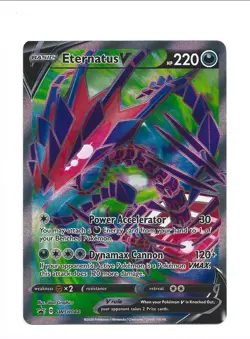 Pokemon TCG Eternatus V Sword & Shield SWSH044 Black Star Promo - Image 2