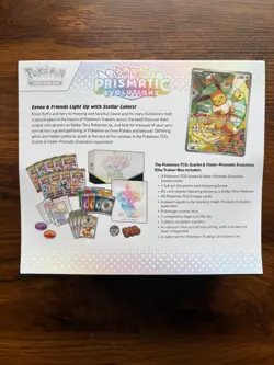 Pokemon Scarlet Violet Prismatic Evolutions Elite Trainer Box ETB New/Sealed - Image 3