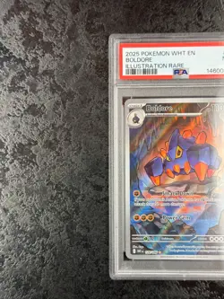 2025 POKEMON WHITE FLARE EN BOLDORE ILLUSTRATION RARE #128 MINT 💎 PSA 9 - Image 3
