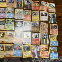 vintage pokemon cards estate lot 50 Cards - Image 3