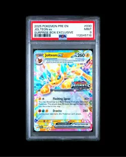 Pokemon PRE 030/131 - Prismatic Evolutions Surprise Box Jolteon ex - PSA 9 - Image 1