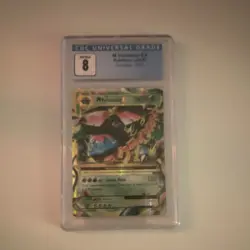 The Pokemon Company M Venusaur EX Ultra Rare CGC 8 Evolutions Holo 2/108 - Image 1